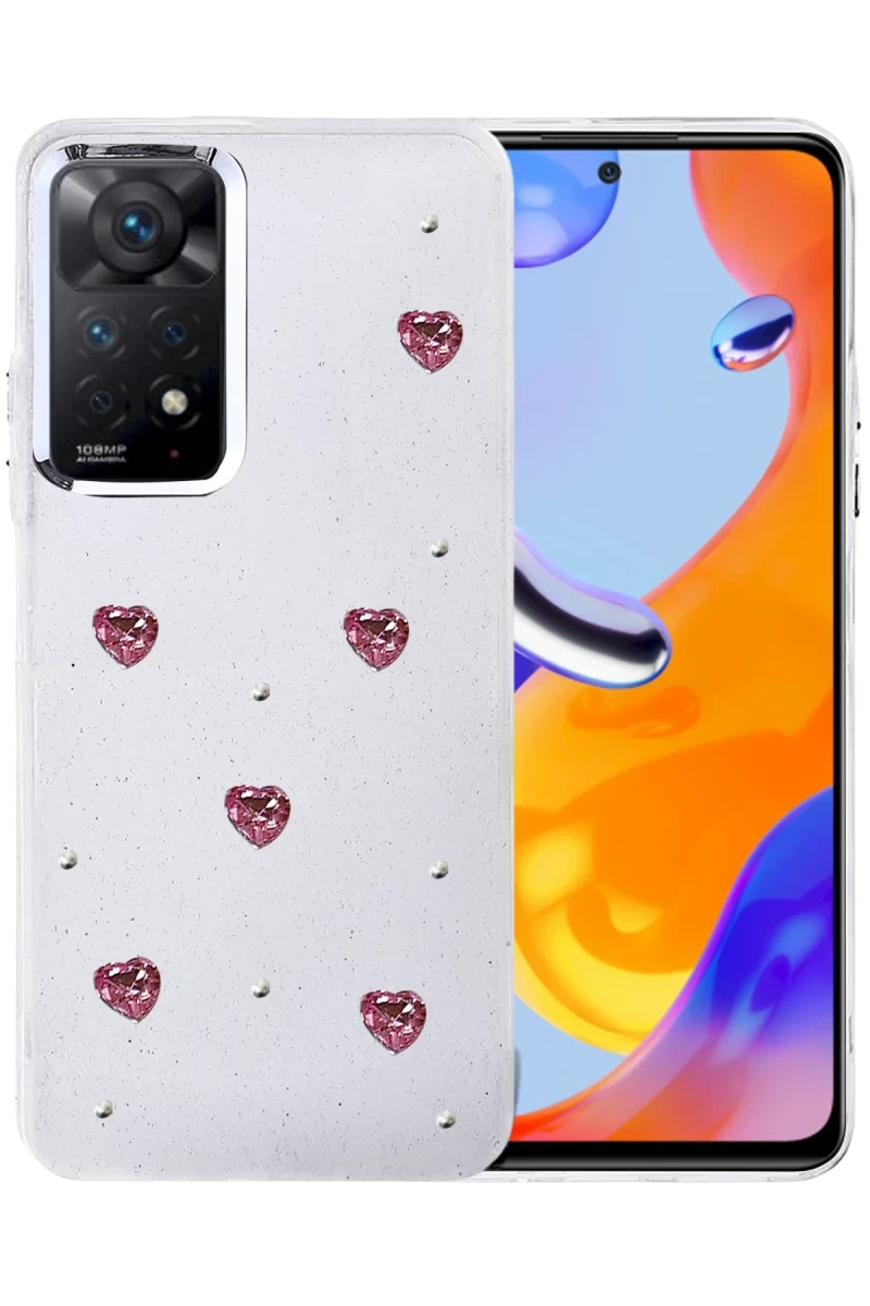 Xiaomi Redmi Note 11 Pro Uyumlu Fiyonk Desenli Kapak - Desen 3
