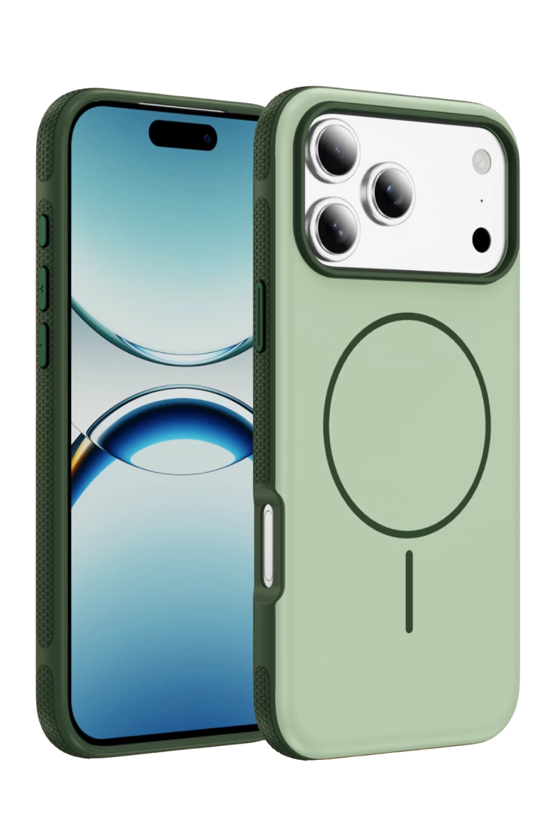 Joko Apple iPhone 17 Pro Uyumlu Neksa Magsafe Kapak - Yeşil