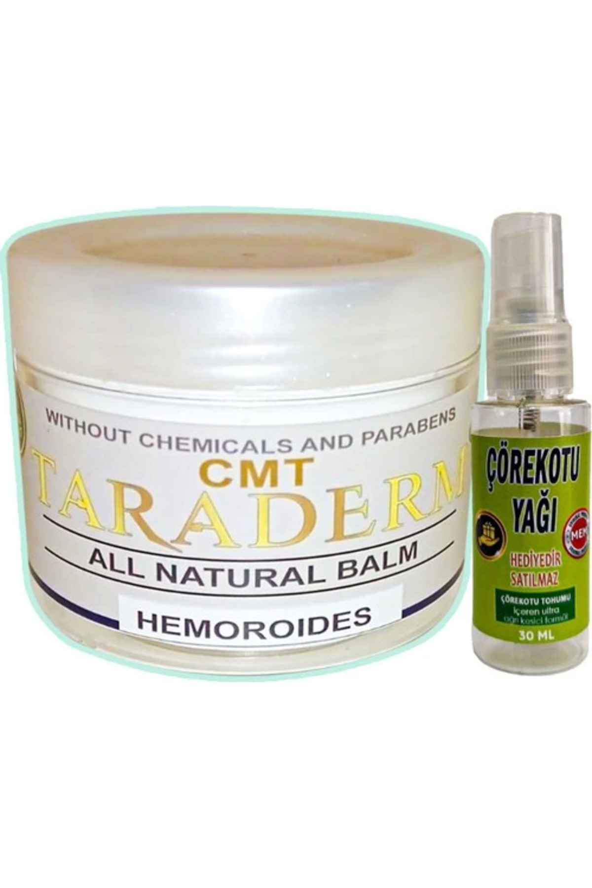 Taraderm Bakım Kremi 100 ml + Çörek Otu Yağı 30 ml