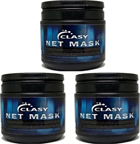 Clasy Net Mask Saç Bakım Maskesi 450  ml  Hair Care Mask 3Adet