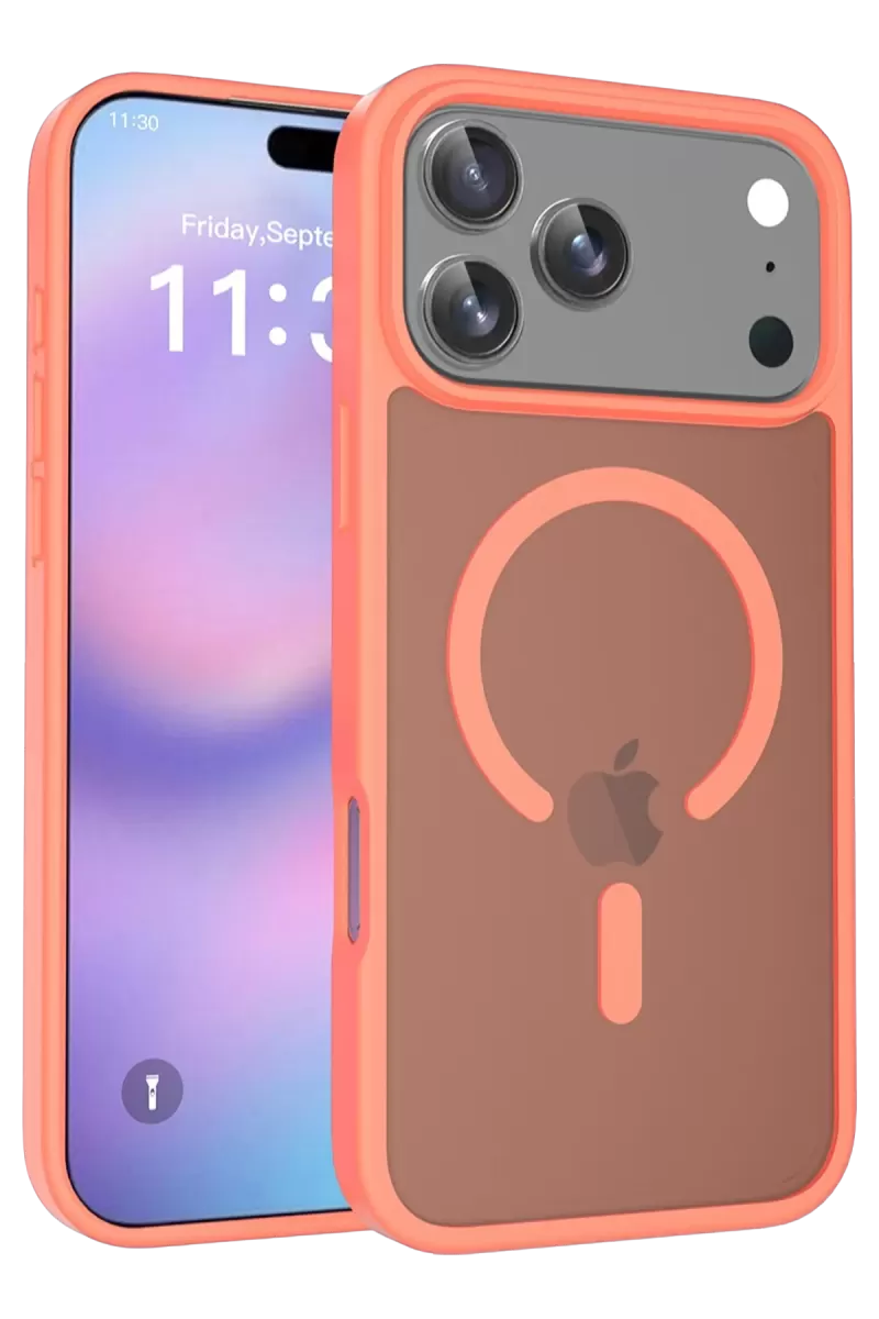 Joko Apple iPhone 17 Pro Max Uyumlu Jota Magsafe Kapak - Turuncu