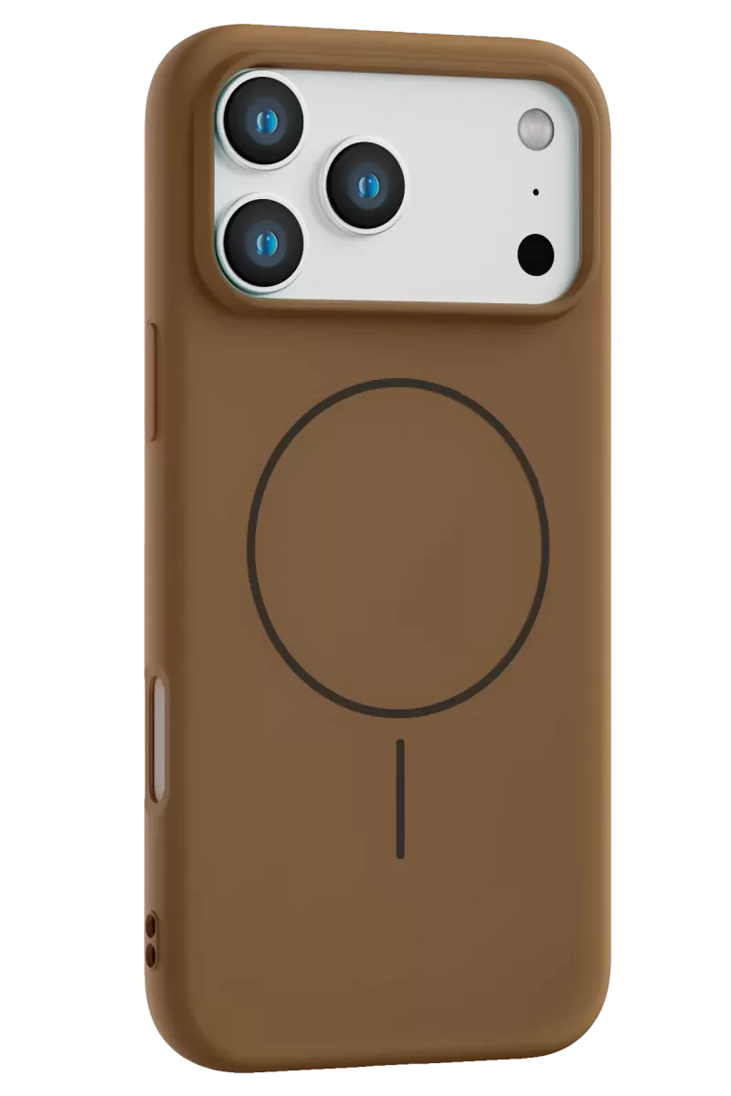 Joko Apple iPhone 17 Pro Max Uyumlu Jully Magsafe Kapak - Kahverengi