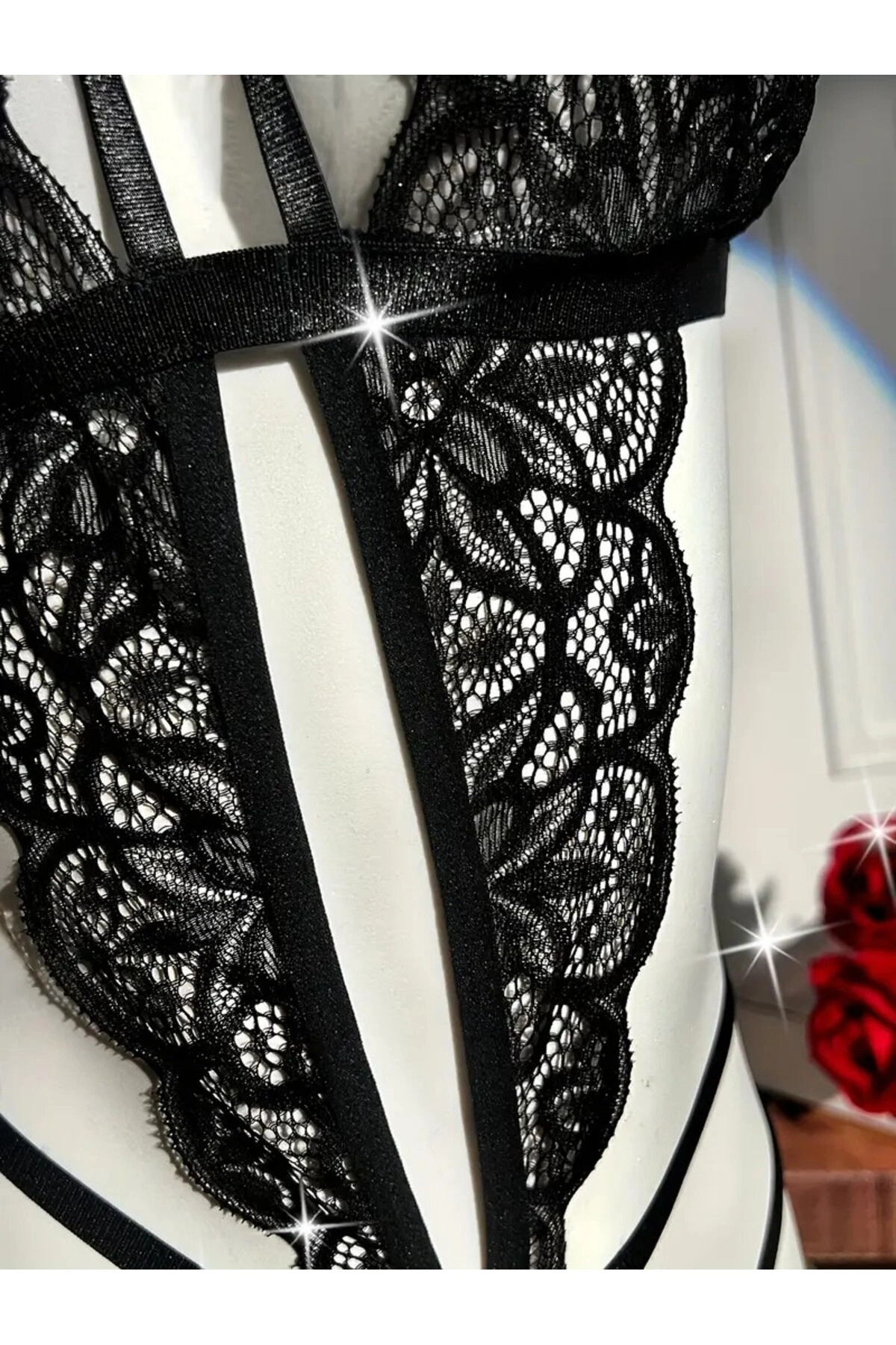 Kadın Seksi Dantelli İç Çamaşırı · RENK: SİYAH · BEDEN: XL