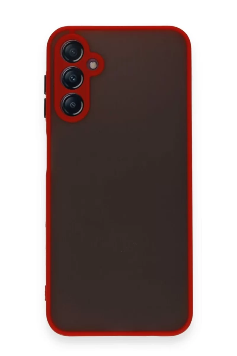 Samsung Galaxy A25 5G Uyumlu Kılıf Montreal Silikon Kapak - Kırmızı