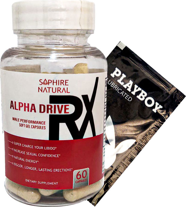 Alpha Drive Erkeklere 60 Lı Soft Jel Formunda Özel Perfor.mans Destekleyici BRK:005 + H.ediye Playboy Kaydıran Jel