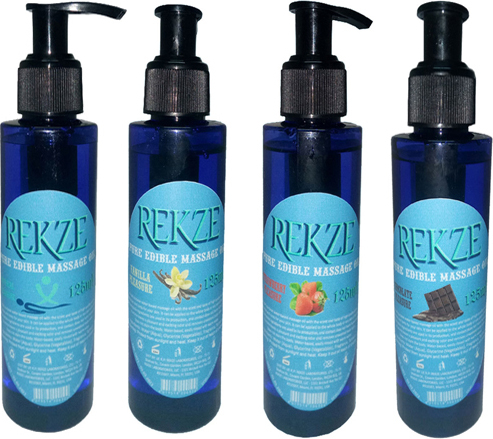 Hintohu Rekze Erkeklere Kadınlara Özel 4 Farklı Çeşit Aromalı Masaj Yağı Massage Oil 125ML