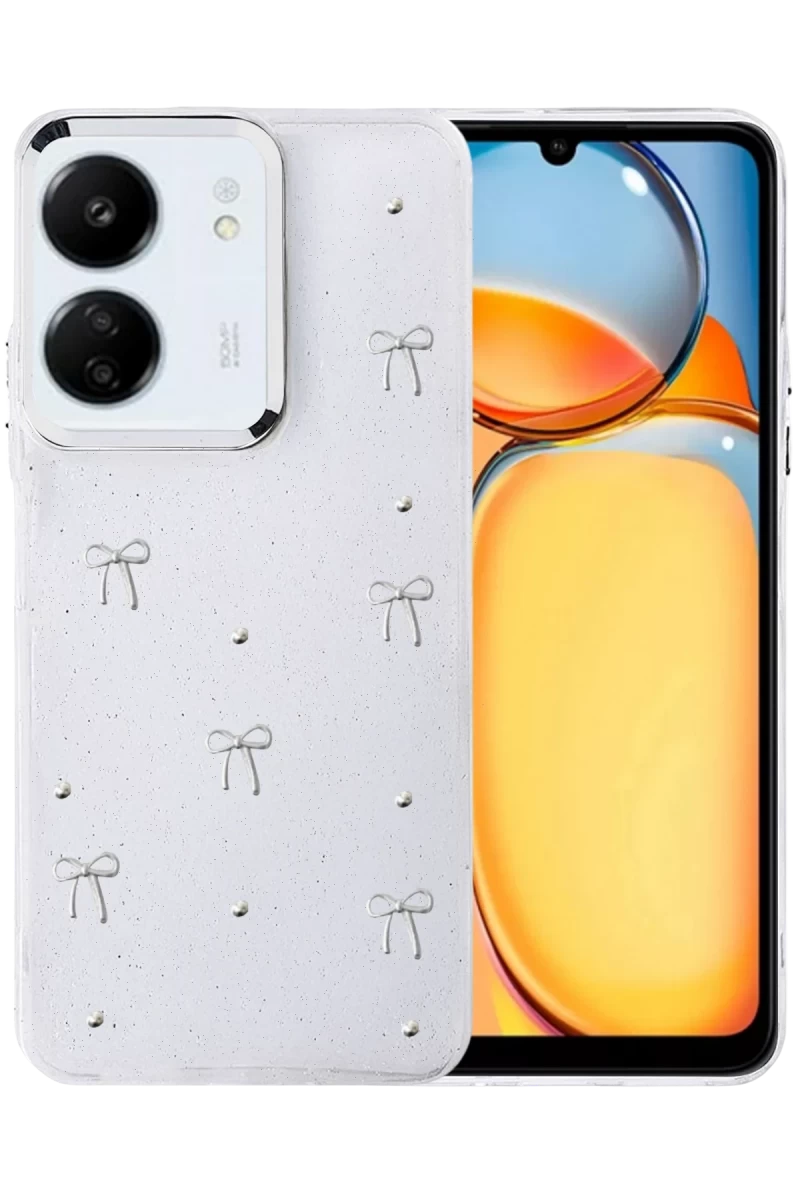 Xiaomi Redmi 13C Uyumlu Fiyonk Desenli Kapak - Desen 5