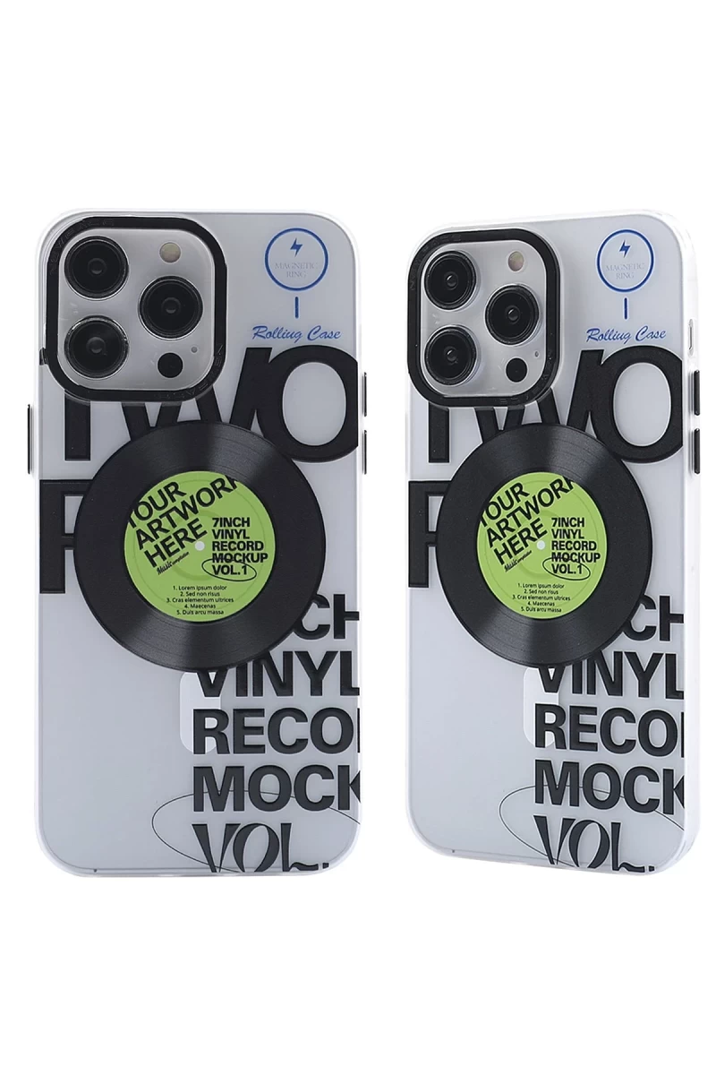 Apple iPhone 12 Pro Max Uyumlu Kılıf Apollo Magneticsafe Desenli Kapak - Apollo Şeffaf - 5