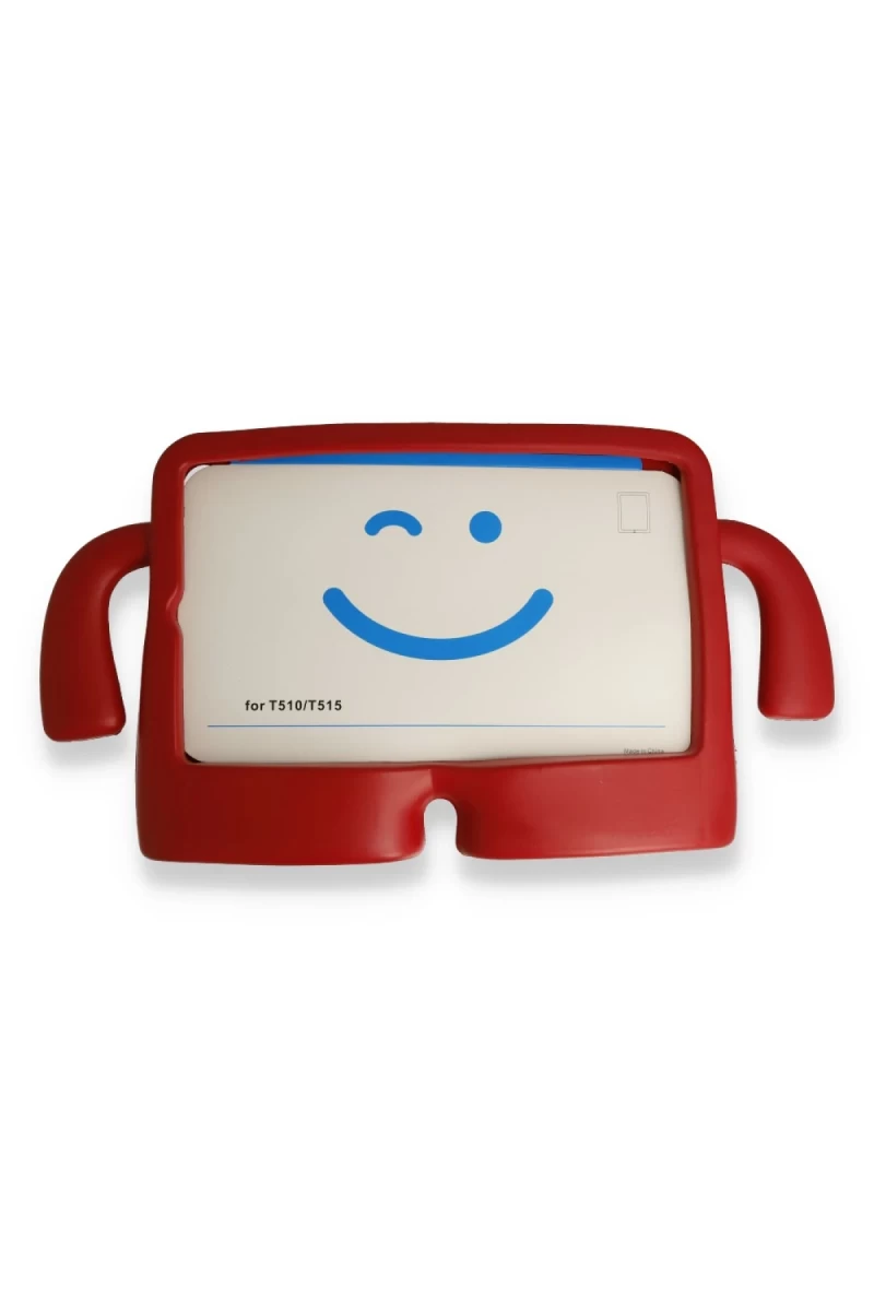 Apple iPad 2025 10.9 10.Nesil (A16) Kılıf Karakter Tablet Silikon - Kırmızı