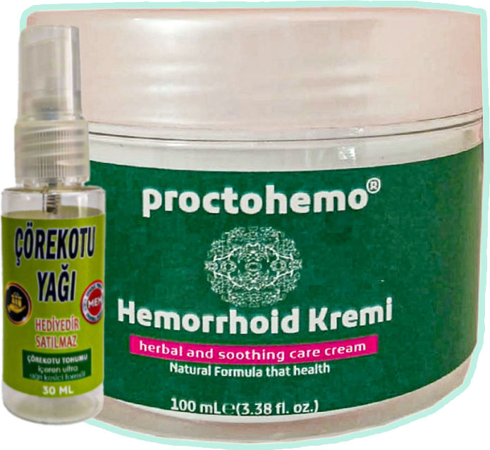 Proctohemo Krem 100 ml + Çörek Otu Yağı 30 ml
