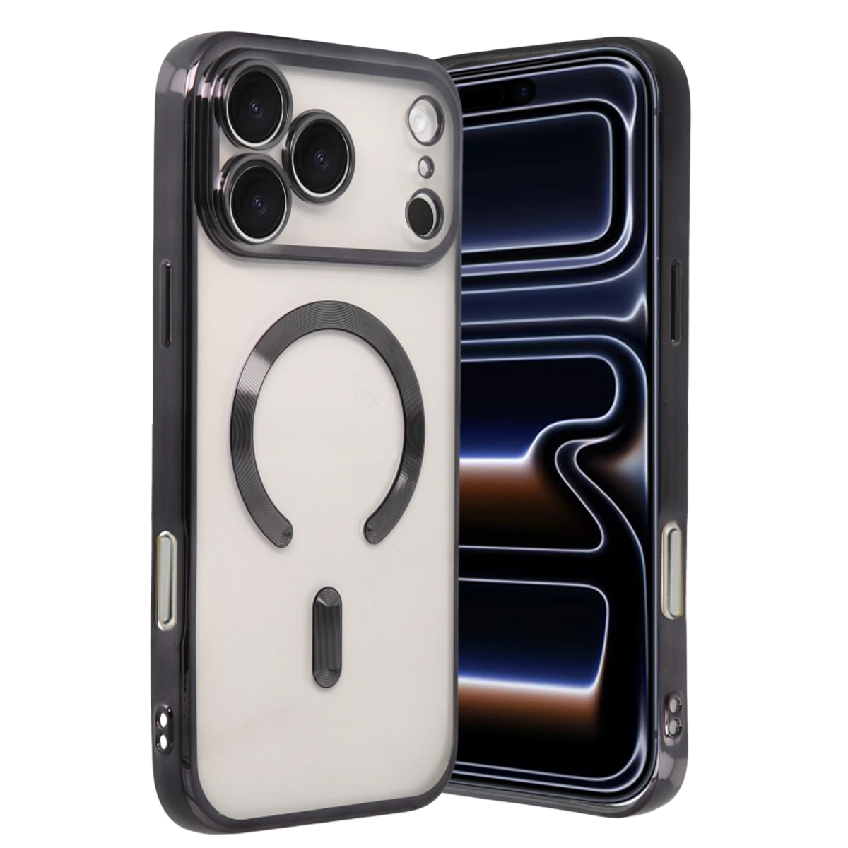 Apple iPhone 18 Pro Kross Magneticsafe Kapak - Siyah