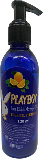 Playboy Pure Edible Torpikal Meyve Aromalı Errotik Masaj Yağı _ Playboy Pure Edible Tropical Flavored Massage Oil 120ML