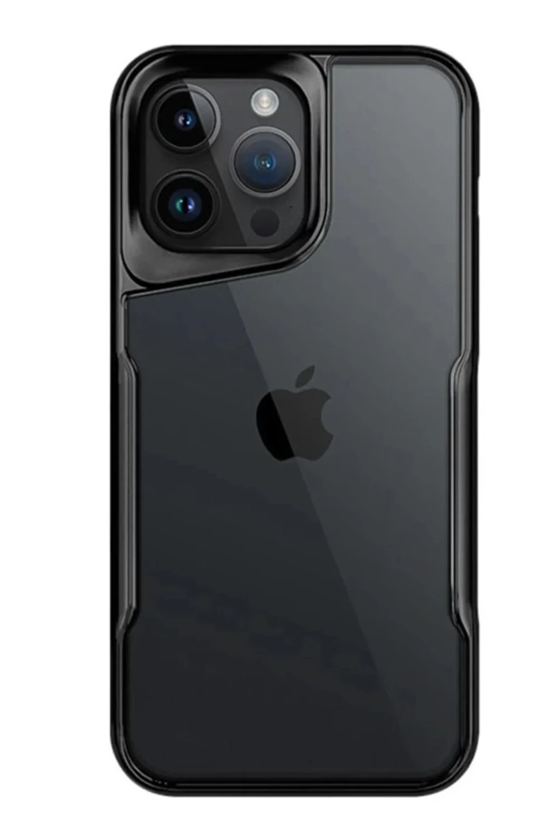 Apple iPhone 15 Pro Uyumlu Kılıf Boyi Silikon Kapak - Siyah