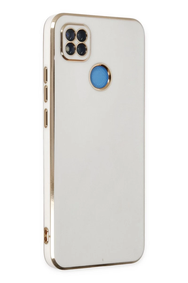 Xiaomi Redmi 9C Uyumlu Kılıf Volet Silikon - Beyaz