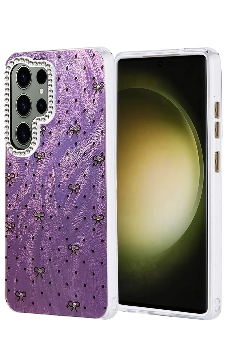Samsung Galaxy S25 Ultra Uyumlu Kılıf Blade Aynalı Desenli Kapak - Desen 2