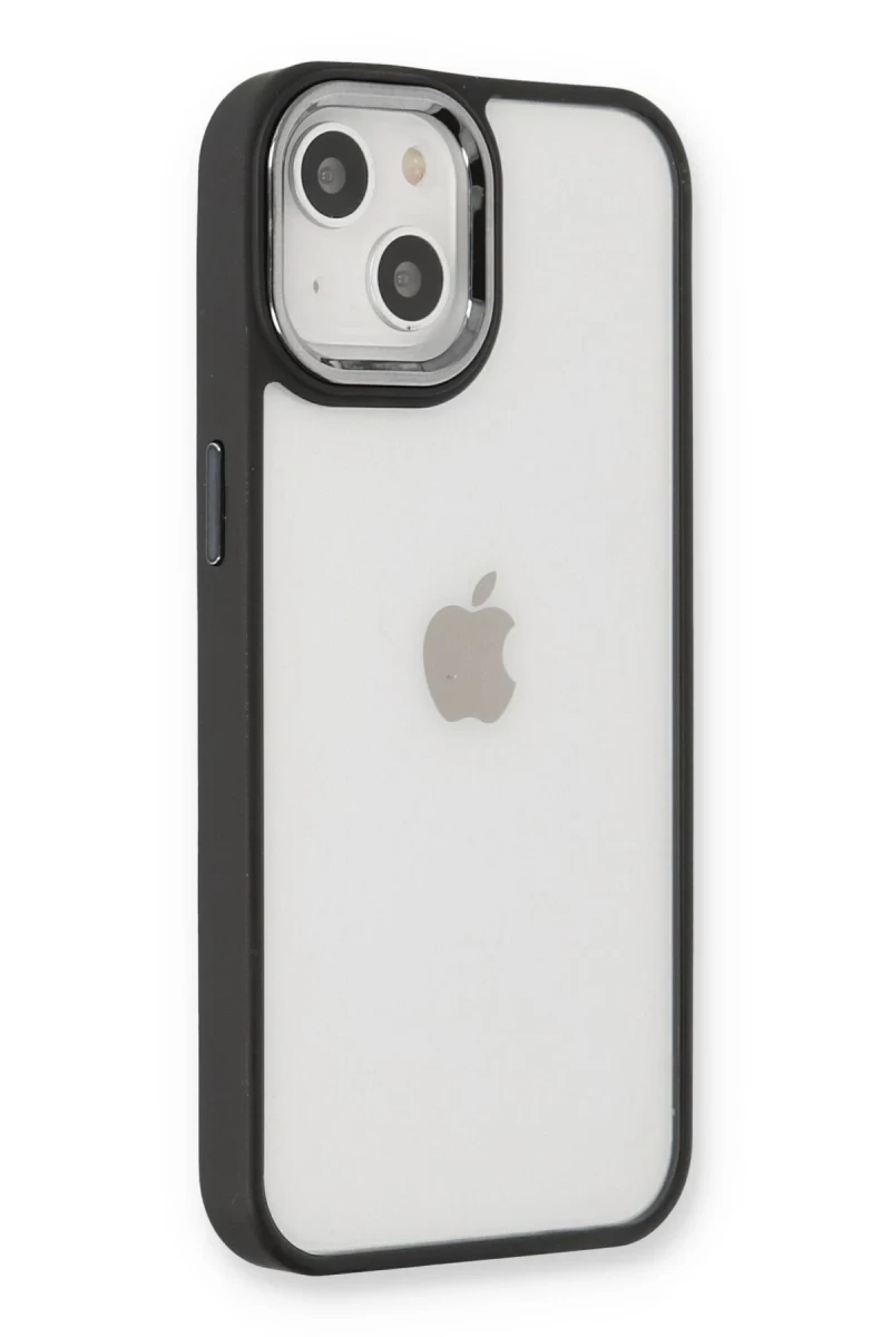 Apple iPhone 14 Plus Uyumlu Kılıf Dora Kapak - Siyah