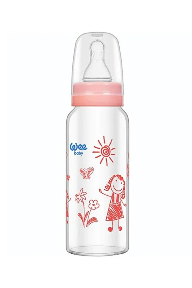 Wee Baby Klasik Plus 180 ml - Isıya Dayanıklı Cam Biberon 180 ml