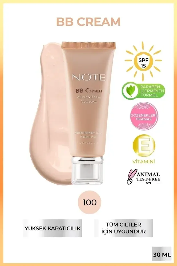 BB Cream SPF 15 Nemlendirici BB Krem - 100 Porcelain