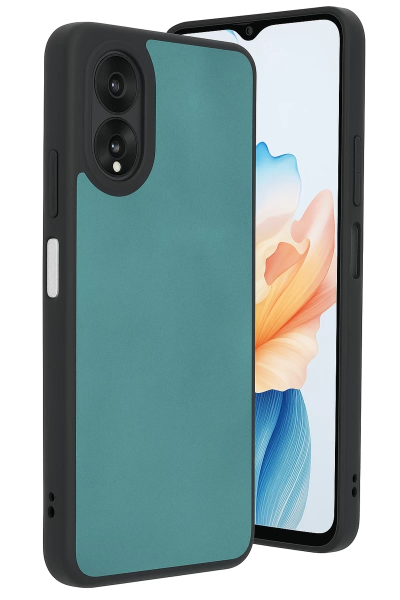 Oppo A38 Uyumlu Kılıf Aras Deri Kapak - Açık Yeşil