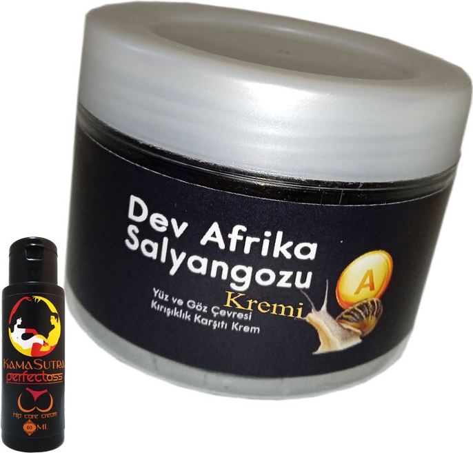 Giant 100ML Kasutra:29 Krem Dev Afrikasalyangozu Anti-Aging  + L.kamasutra Kalçaşekillendirme Kremi 60 ml