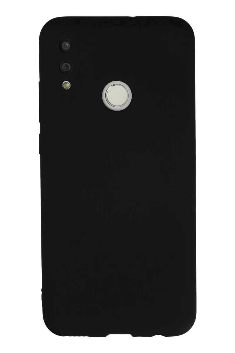 Huawei P Smart 2019 Kılıf Nano içi Kadife Silikon - Siyah