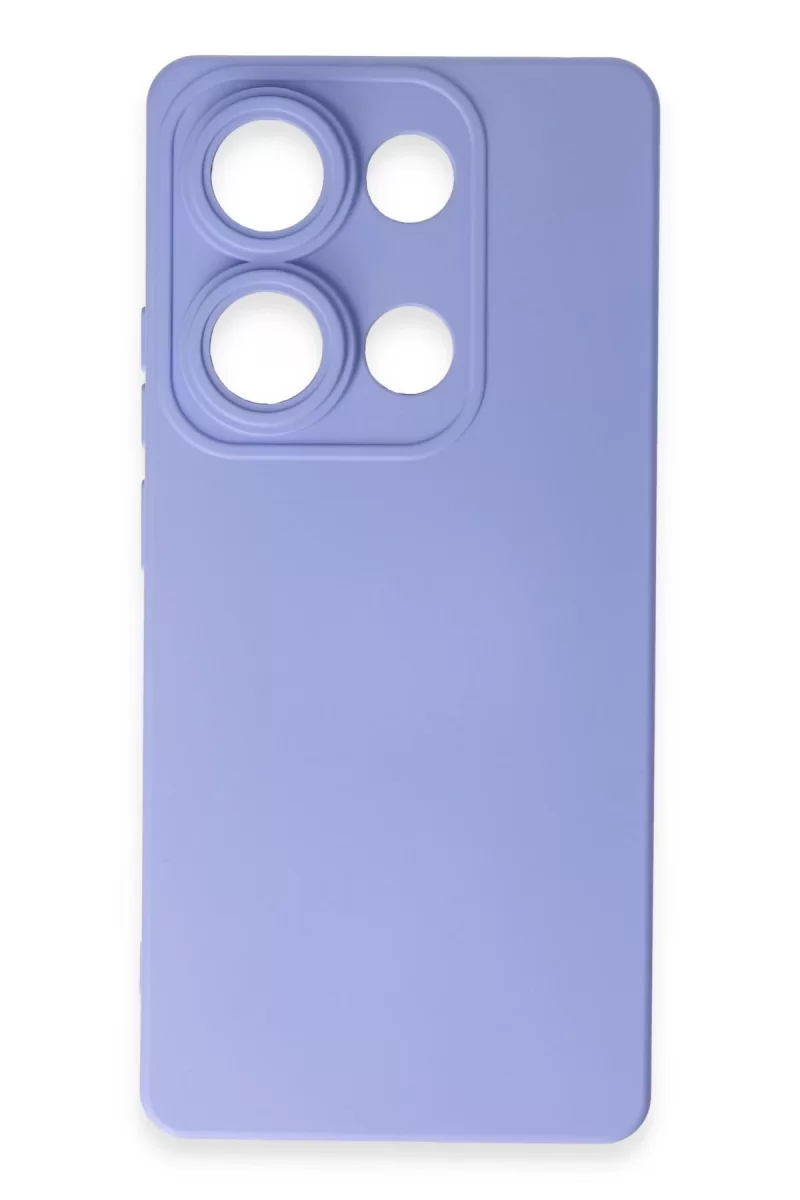 Xiaomi Redmi Note 13 Pro 4G Uyumlu Kılıf Nano içi Kadife Silikon - Lila