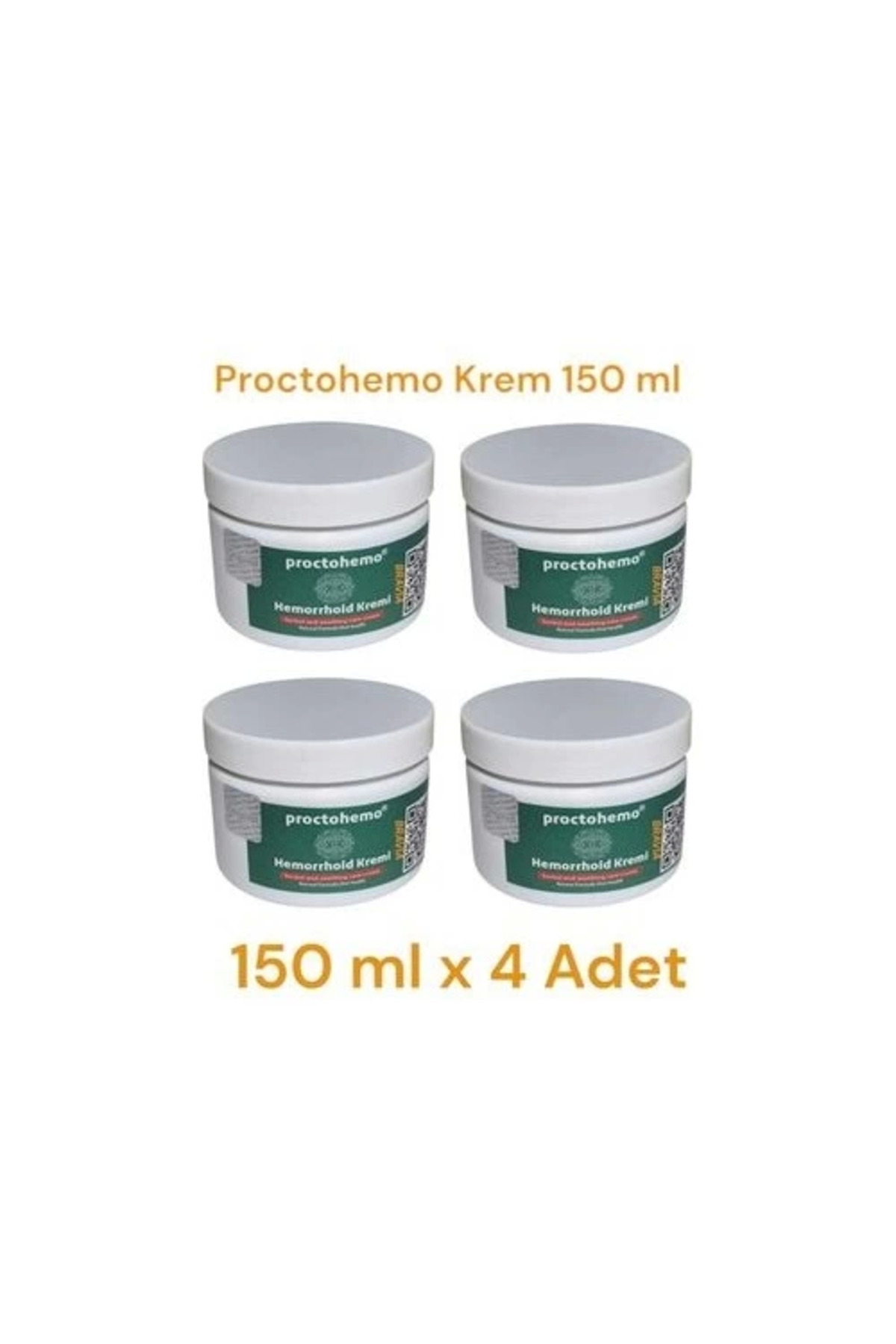 Proctohemo Rahatlatıcı Krem 150 ml x 4 Adet