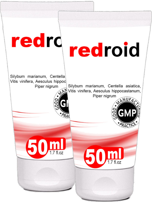 Redroid 2 Adet 50 ml Hemeroid Masaj Kremi   Özel Krem XTMZ0565