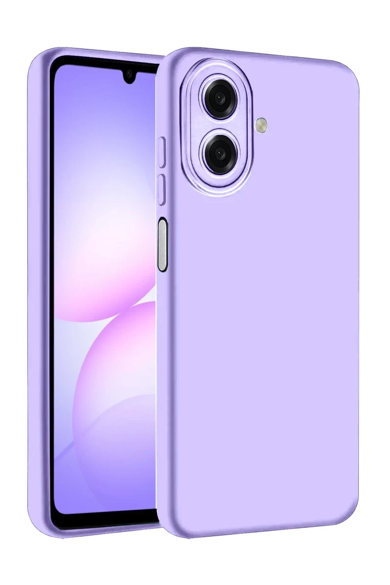 Samsung Galaxy A07 4G Uyumlu Nano içi Kadife Silikon - Lila
