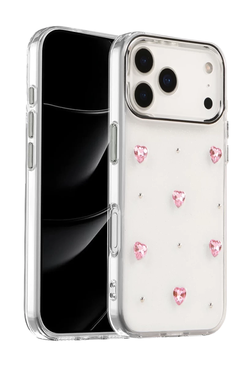Apple iPhone 17 Pro Uyumlu Fiyonk Desenli Kapak - Desen 3
