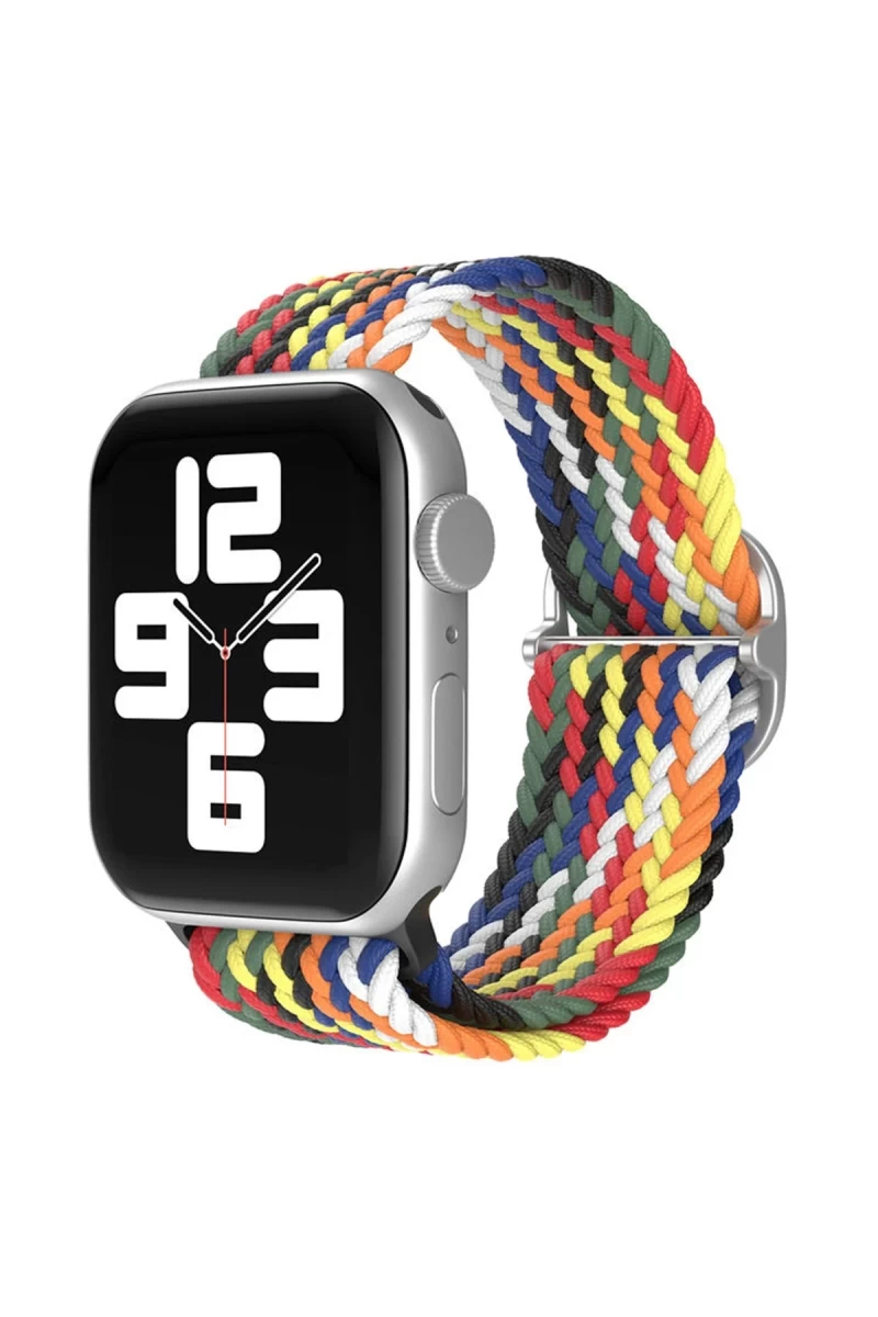Apple Watch 42mm Uyumlu Star Kordon - Gökkuşağı 1