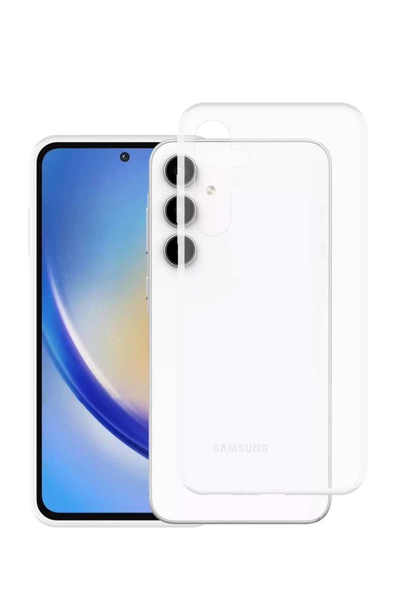 Samsung Galaxy A35 5G Uyumlu Kılıf Lüx Şeffaf Silikon