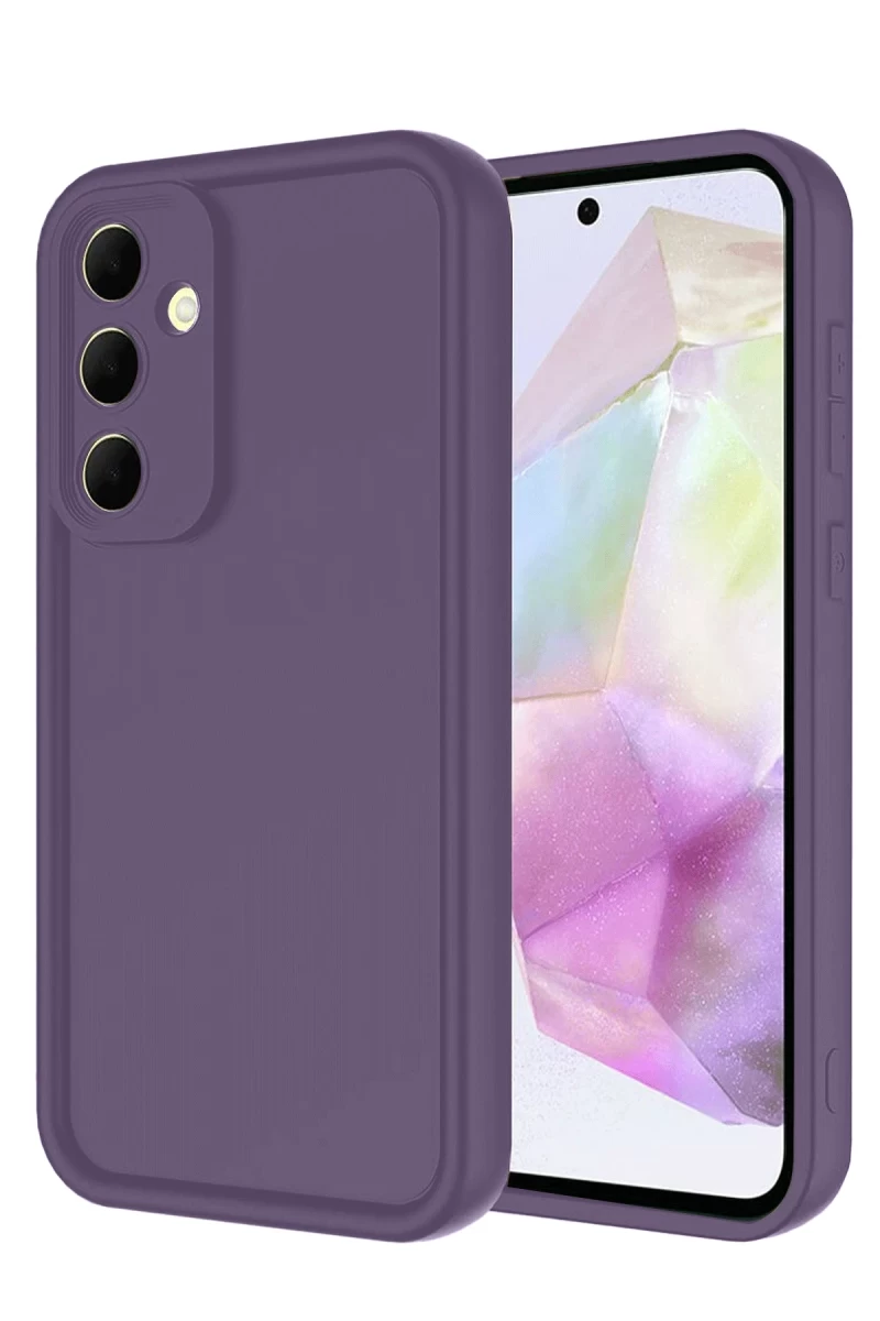 Samsung Galaxy A17 5G Uyumlu Viera Silikon - Mürdüm