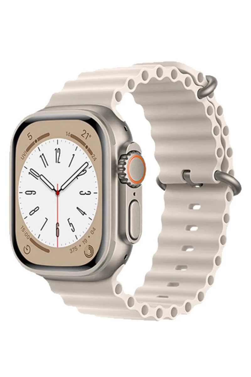 Apple Watch 38mm Uyumlu Ocean Kordon - Krem