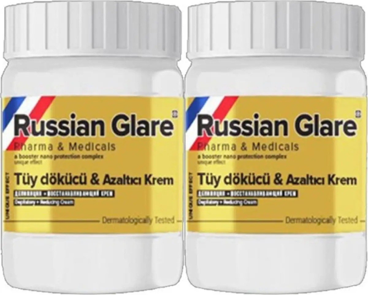 Russ Glare Tüylere Krem Nano 2 Adet x 50 ml Russ Merhemi