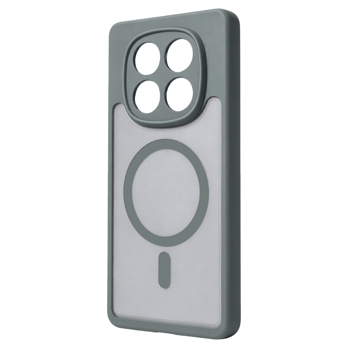 Xiaomi Redmi Note 15 4G Loji Magsafe Kapak - Gri