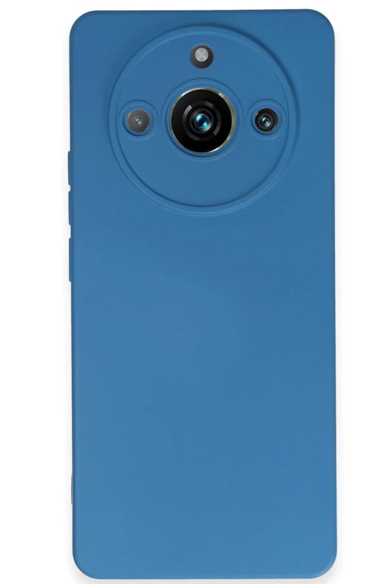 Realme 11 Pro Uyumlu Kılıf Nano içi Kadife Silikon - Mavi