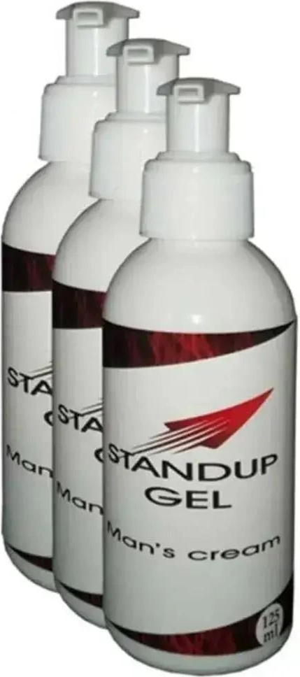 Stand Up Erkekler İçin Özel Bölge Bakım Kremi 125  ml Stand Up Mens Enlarger Cream 125  ml  x 3  Adet