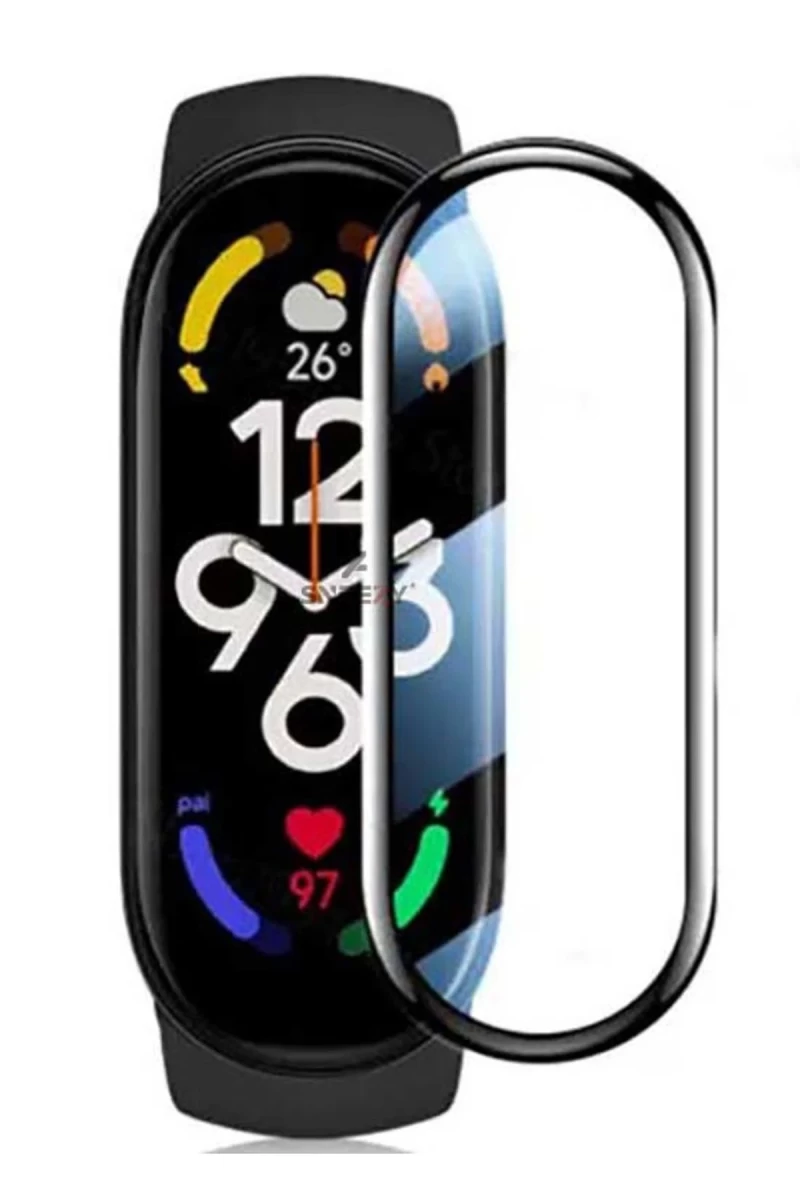 Xiaomi Mi Band 8 Uyumlu Polymer Nano Ekran Koruyucu - Şeffaf