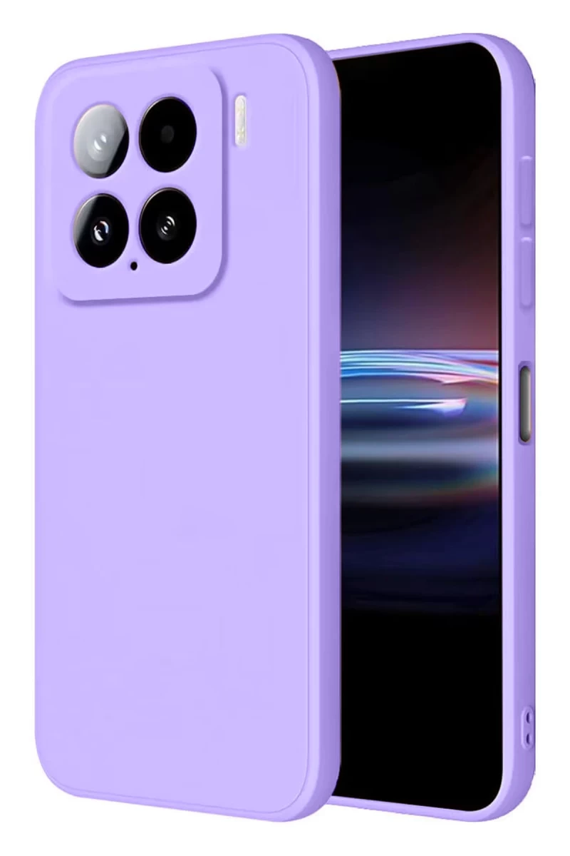 Xiaomi Mi 15 Pro Uyumlu Kılıf Nano içi Kadife Silikon - Lila