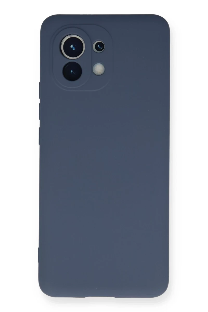 Xiaomi Mi 11 Uyumlu Kılıf Nano içi Kadife Silikon - Gri
