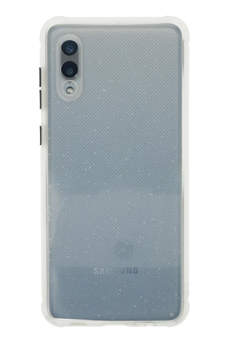 Samsung Galaxy A02 Uyumlu Kılıf Miami Şeffaf Silikon - Şeffaf