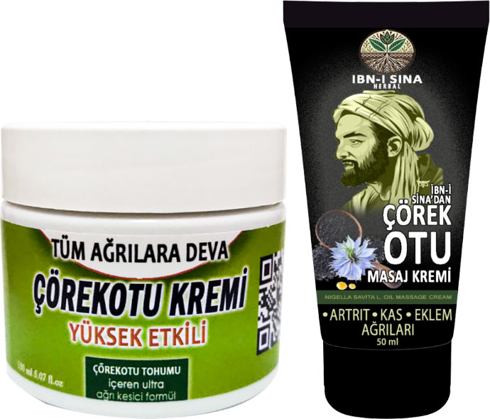 Çörekotu Çörek Otu Kremi Orta Boy 100 ml Krem + İbn-İ Sina Çörek Otu Kremi 50 ml