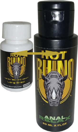 Hot Rhino 60 ml Krem + Erkeklere Özel 30lu