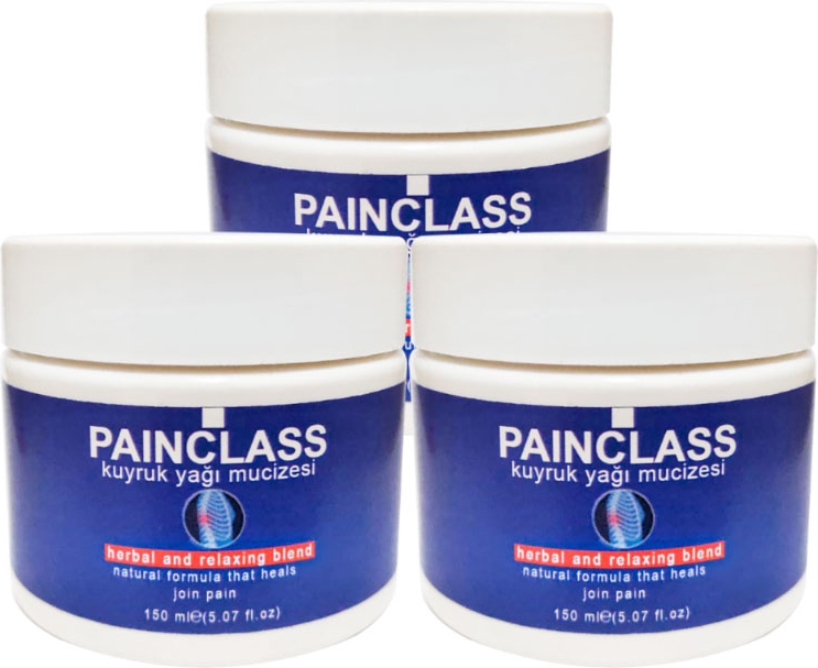 PAIN CLASS Büyük Boy Kuyruk Yağı Kremi 150 ml x 3 adet