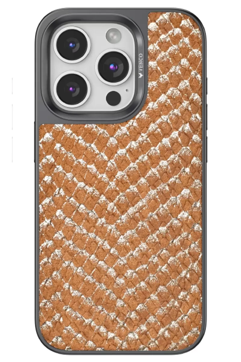 Venco Apple iPhone 15 Pro Uyumlu Viper Kapak - Kahverengi