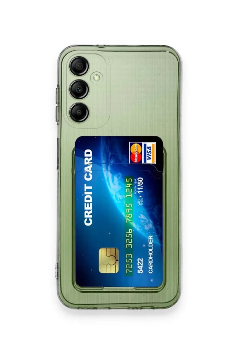 Samsung Galaxy A25 5G Uyumlu Kılıf Kart Şeffaf Silikon - Şeffaf