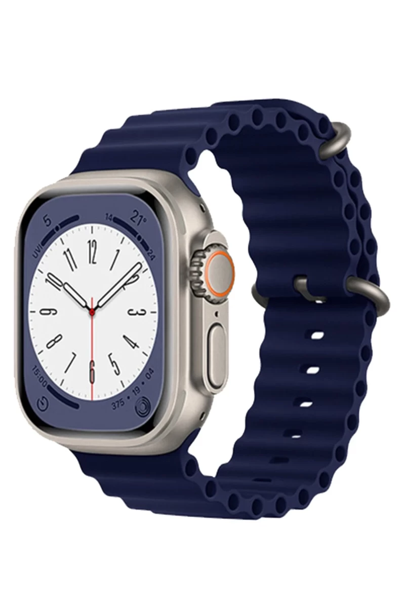 Apple Watch 38mm Uyumlu Ocean Kordon - Mavi