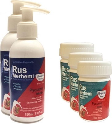 Rekze Tüy Dökücü Azaltıcı Rus Merhemi 150 ml 2 Adet + Genital Bölge Merhemi 50 ml 3 Adet