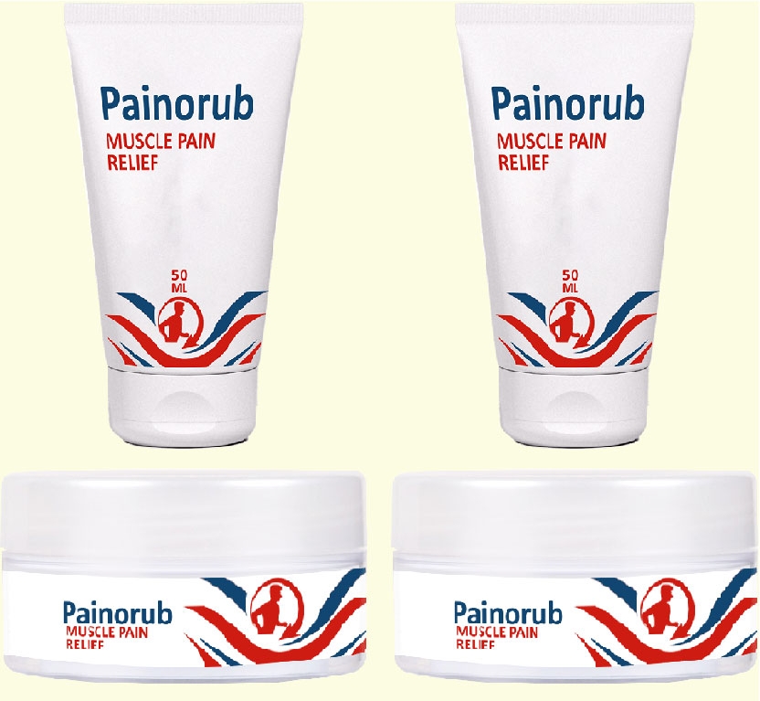 Painorub Krem 2şerli Kril Yağı Afrika Zencefil Özü Reliefcream Rahatlamaya 50 ml Tüp&kavanoz Set